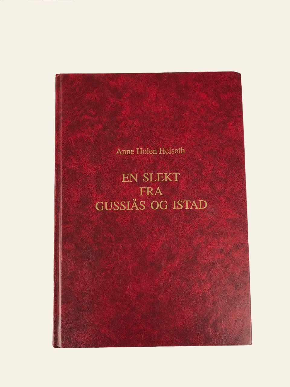 Omslaget til «En slekt fra Gussiås og Istad»